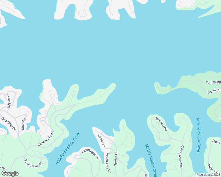 map of restaurants, bars, coffee shops, grocery stores, and more near 2099 Chimney Point in Sunrise Beach