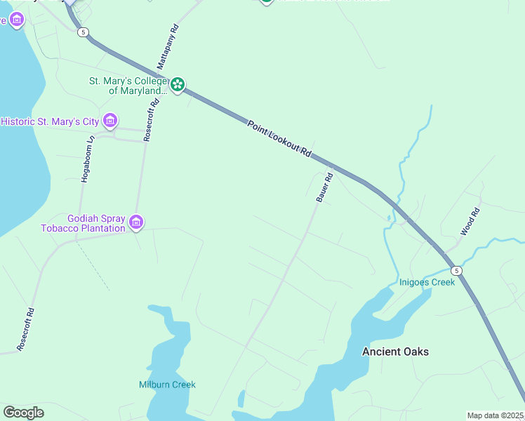 map of restaurants, bars, coffee shops, grocery stores, and more near 47822 Kittamaquund Lane in Lexington Park