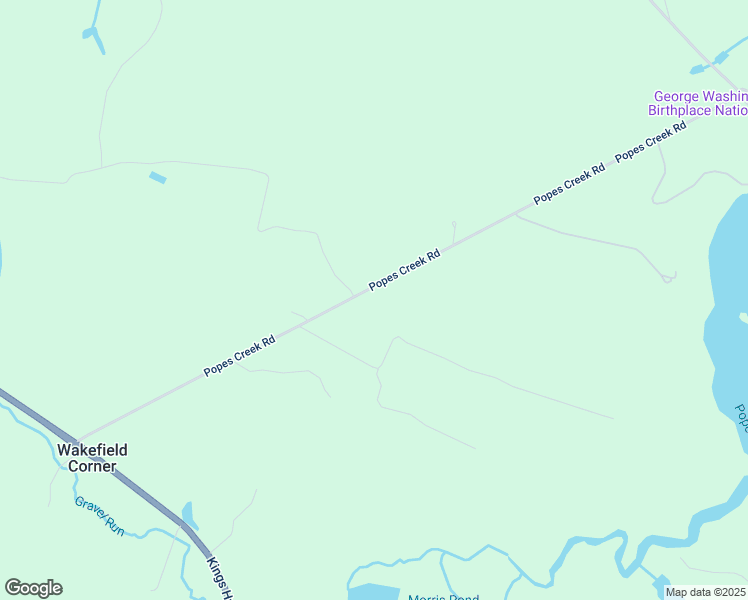 map of restaurants, bars, coffee shops, grocery stores, and more near 750 Popes Creek Road in Colonial Beach