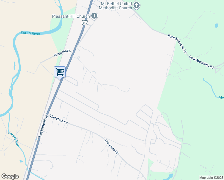 map of restaurants, bars, coffee shops, grocery stores, and more near 31 Old Wiseman Lane in Crimora