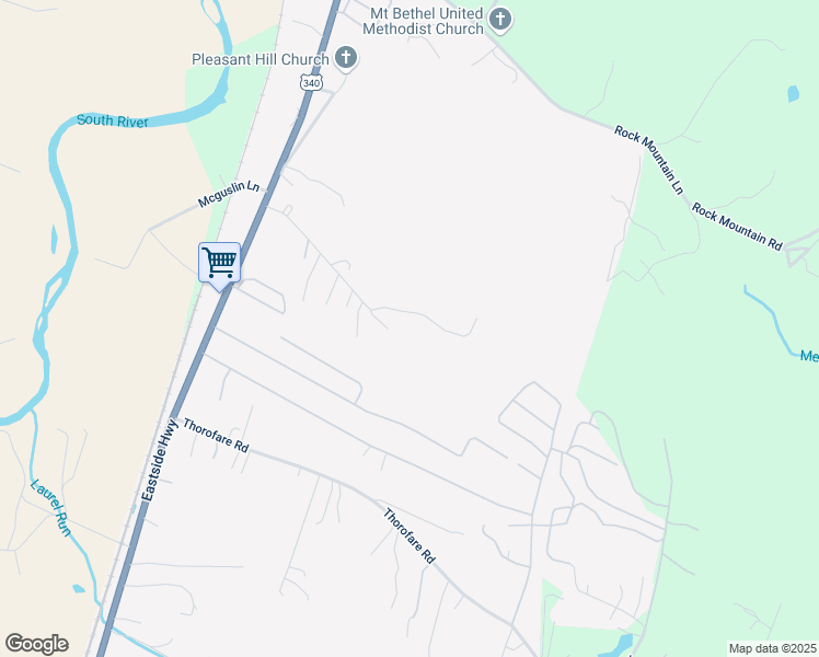 map of restaurants, bars, coffee shops, grocery stores, and more near 31 Old Wiseman Lane in Crimora