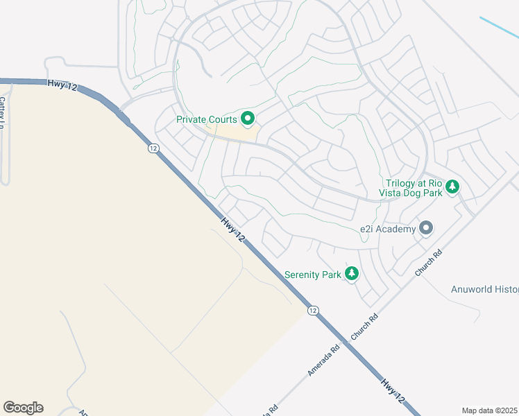 map of restaurants, bars, coffee shops, grocery stores, and more near 790 Osprey Ridge Drive in Rio Vista