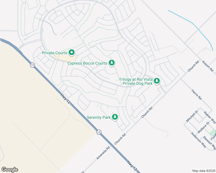 map of restaurants, bars, coffee shops, grocery stores, and more near 602 Summerset Drive in Rio Vista