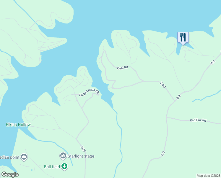 map of restaurants, bars, coffee shops, grocery stores, and more near Linga Longa Cir in Climax Springs