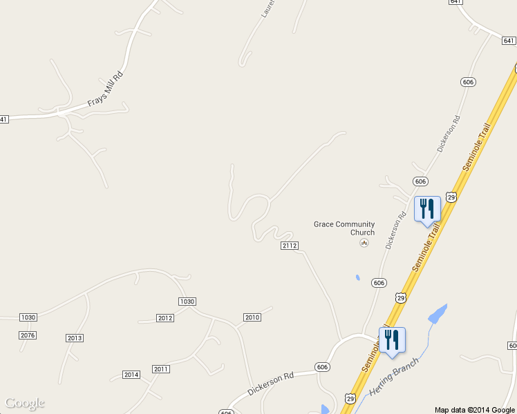 map of restaurants, bars, coffee shops, grocery stores, and more near 5260 Piney Mountain Road in Charlottesville