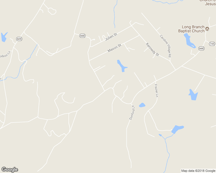 map of restaurants, bars, coffee shops, grocery stores, and more near 13707 Long Branch Road in Woodford