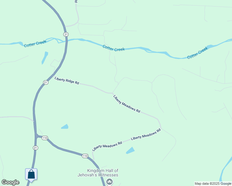 map of restaurants, bars, coffee shops, grocery stores, and more near 4532 Liberty Ridge Road in De Soto