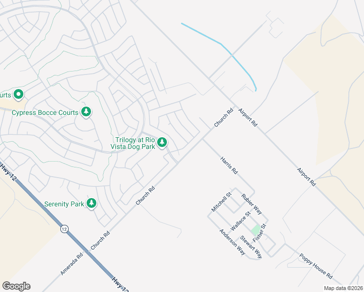map of restaurants, bars, coffee shops, grocery stores, and more near 505 Silver Ridge Drive in Rio Vista