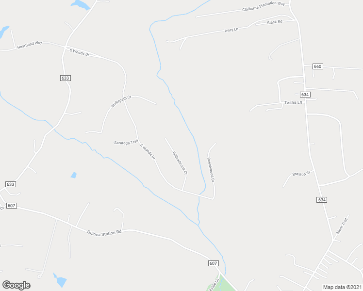 map of restaurants, bars, coffee shops, grocery stores, and more near 4211 Willowbrook Court in Fredericksburg