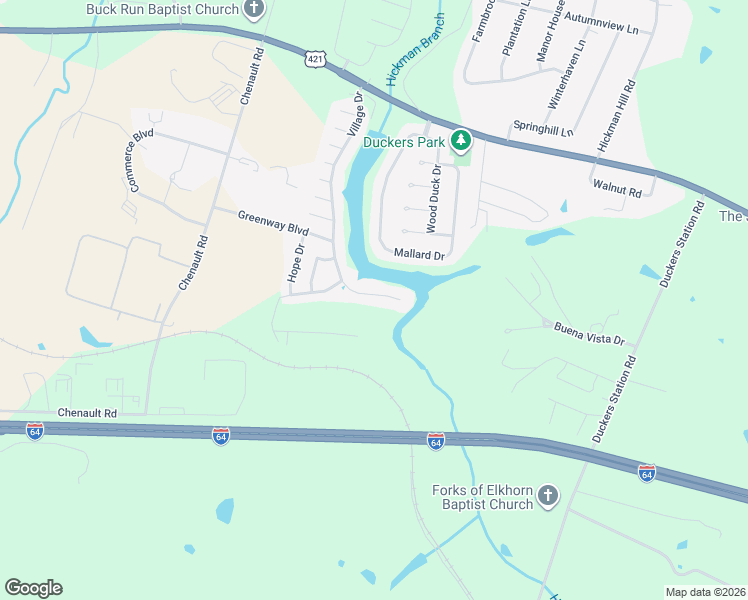 map of restaurants, bars, coffee shops, grocery stores, and more near 427 Village Drive in Frankfort