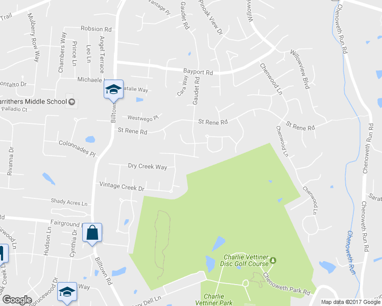 map of restaurants, bars, coffee shops, grocery stores, and more near 10711 Alderbrook Place in Louisville