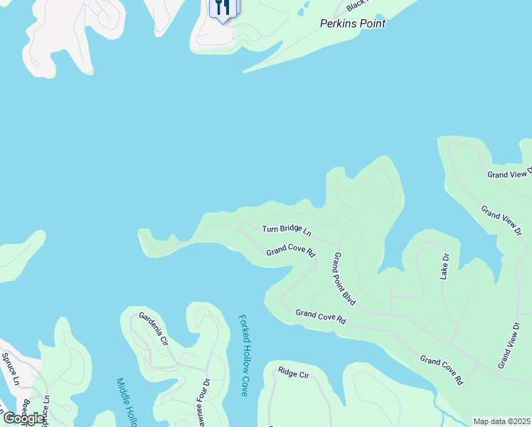 map of restaurants, bars, coffee shops, grocery stores, and more near 99 Turn Bridge Court in Sunrise Beach