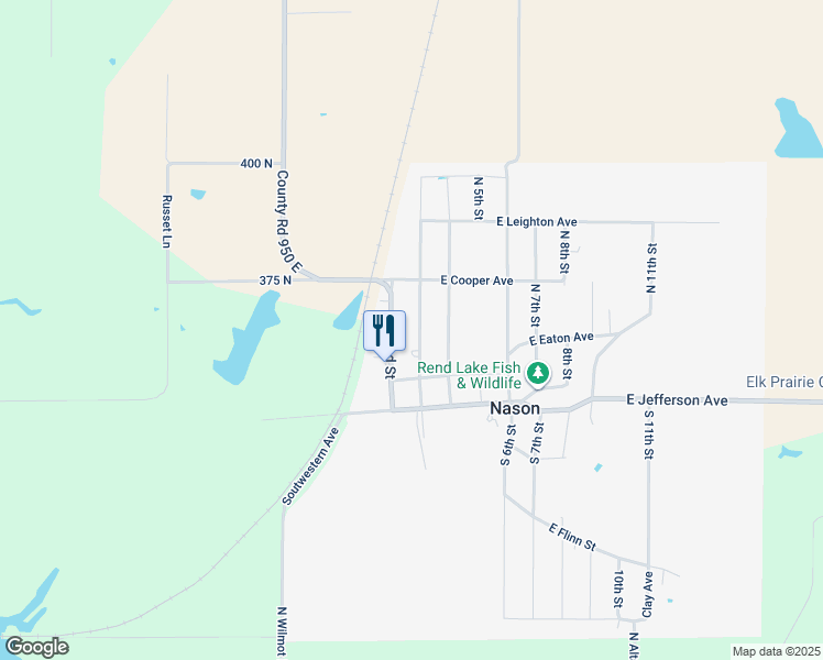 map of restaurants, bars, coffee shops, grocery stores, and more near in Nason