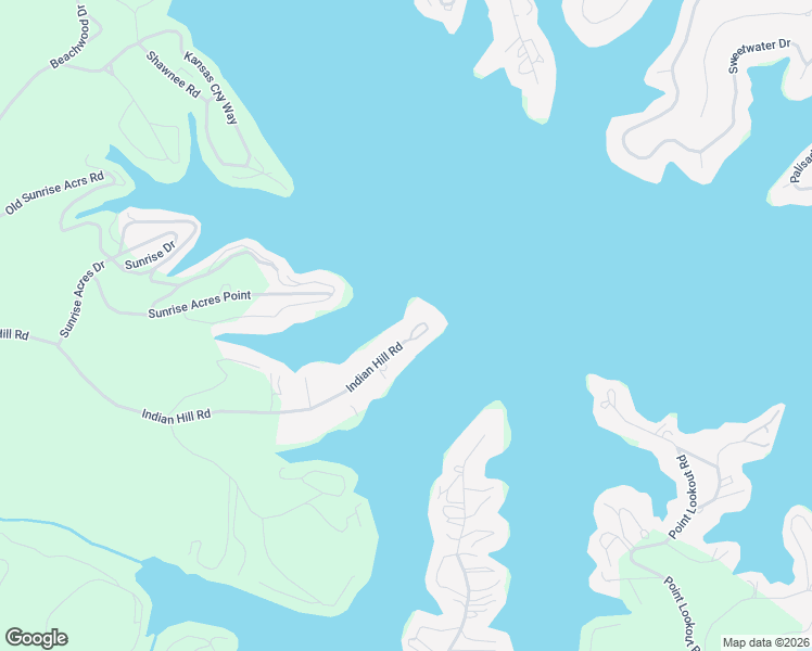 map of restaurants, bars, coffee shops, grocery stores, and more near Indian Hill Road in Sunrise Beach