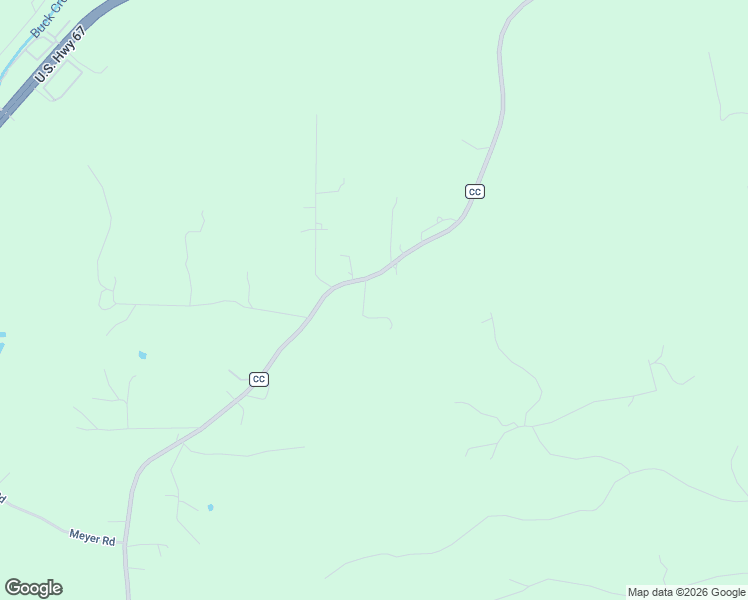 map of restaurants, bars, coffee shops, grocery stores, and more near 12306 State Road CC in Festus