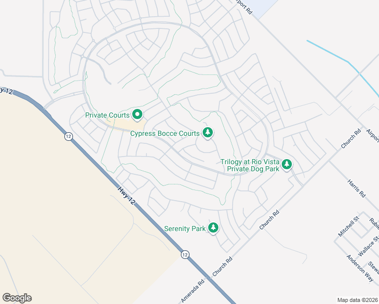 map of restaurants, bars, coffee shops, grocery stores, and more near 730 Pinehurst Drive in Rio Vista