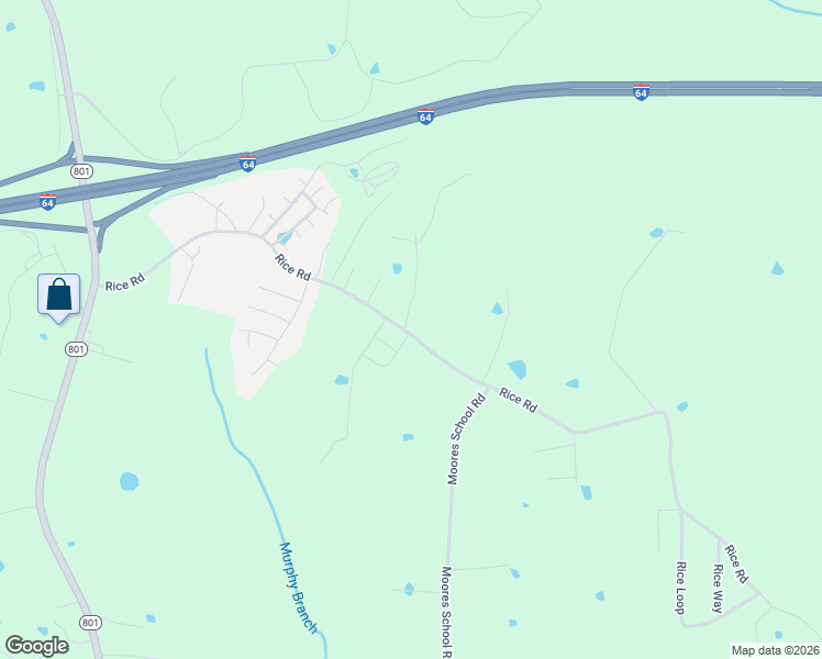 map of restaurants, bars, coffee shops, grocery stores, and more near 770 Rice Road in Morehead