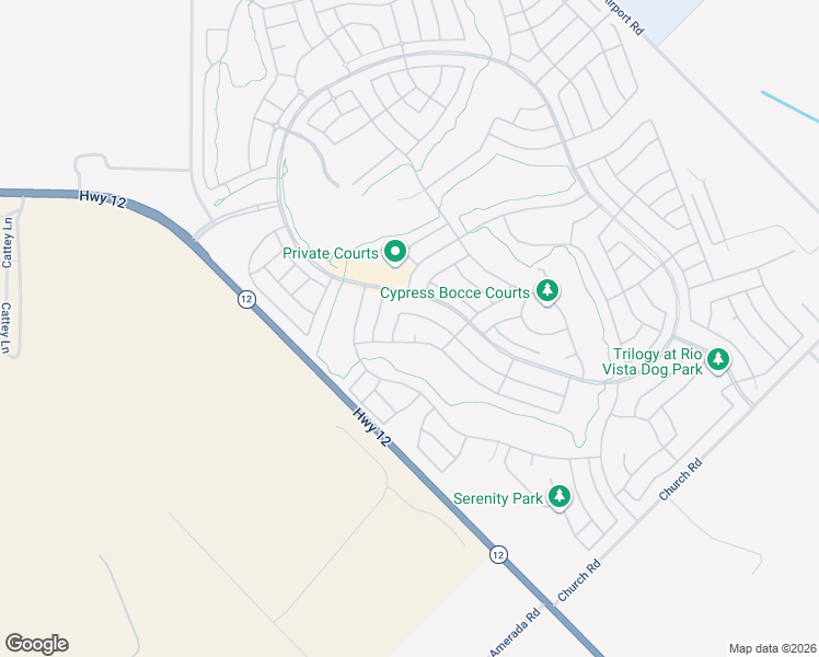 map of restaurants, bars, coffee shops, grocery stores, and more near 138 Cedar Ridge Court in Rio Vista