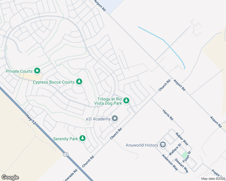 map of restaurants, bars, coffee shops, grocery stores, and more near 403 Birch Ridge Drive in Rio Vista