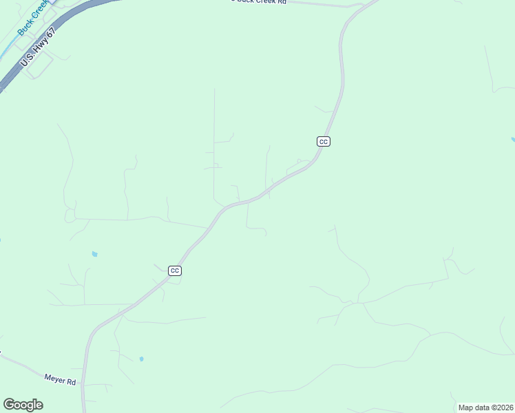 map of restaurants, bars, coffee shops, grocery stores, and more near 12250 State Road CC in Festus