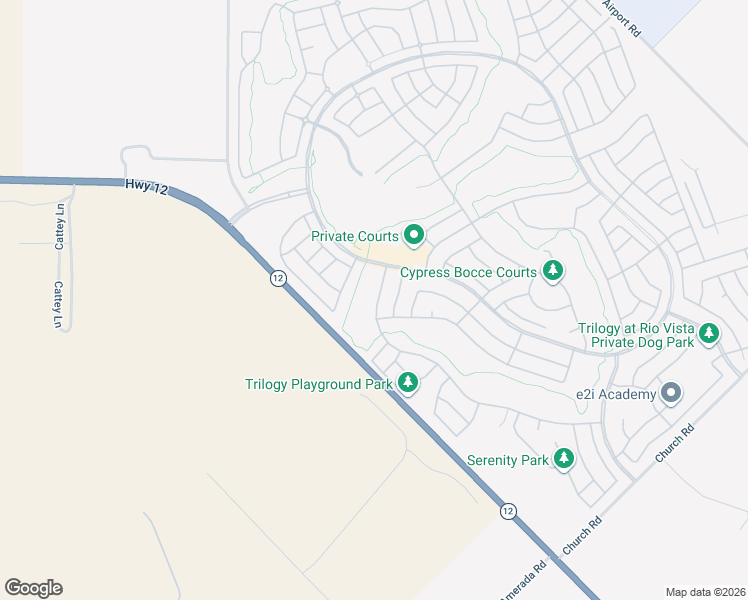 map of restaurants, bars, coffee shops, grocery stores, and more near 1074 Waterwood Drive in Rio Vista