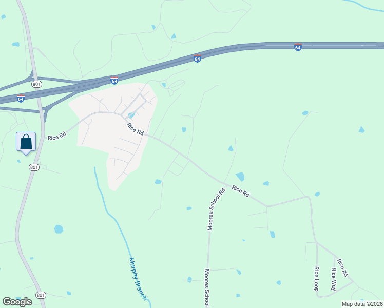 map of restaurants, bars, coffee shops, grocery stores, and more near 770 Rice Road in Morehead