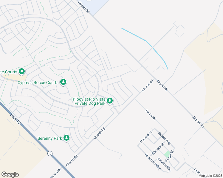 map of restaurants, bars, coffee shops, grocery stores, and more near 425 Eagle Crest Court in Rio Vista