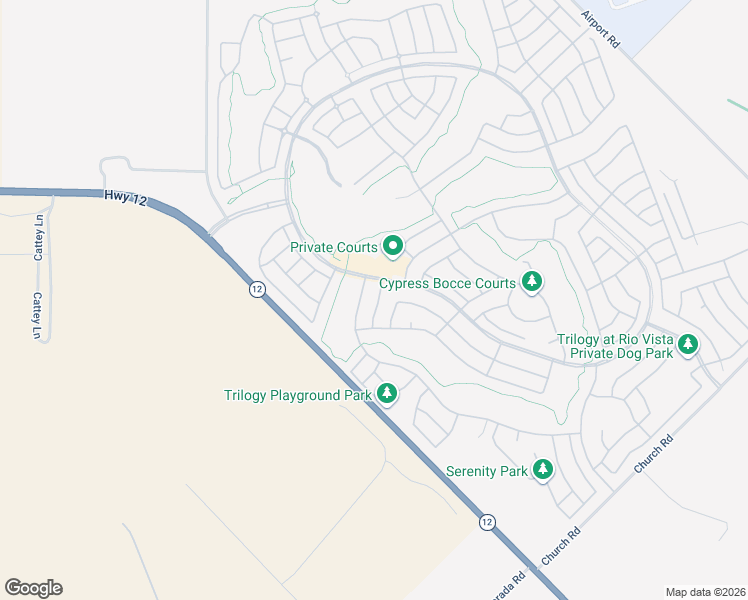 map of restaurants, bars, coffee shops, grocery stores, and more near 962 Bridgeport Way in Rio Vista