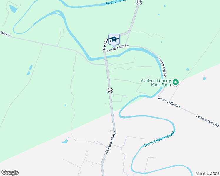 map of restaurants, bars, coffee shops, grocery stores, and more near 5072 Kentucky 922 in Lexington