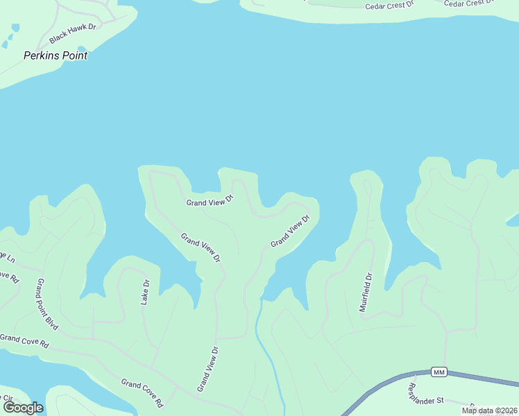 map of restaurants, bars, coffee shops, grocery stores, and more near 384 Grand View Drive in Sunrise Beach