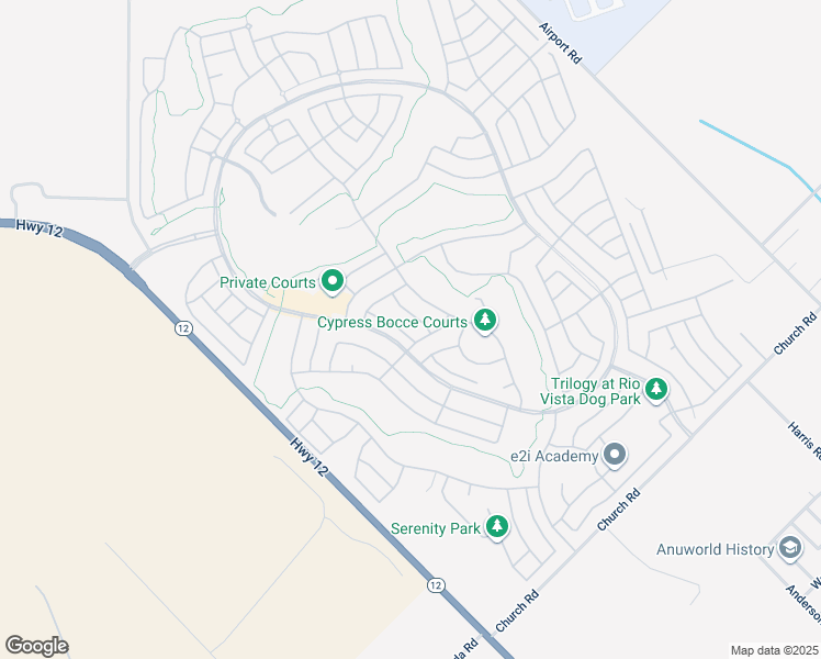map of restaurants, bars, coffee shops, grocery stores, and more near 732 Oakhill Way in Rio Vista