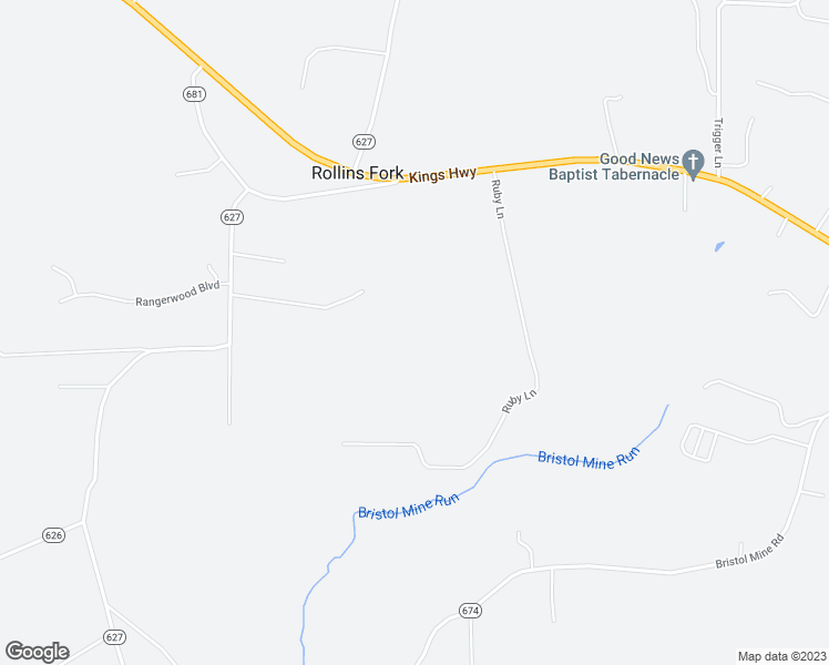 map of restaurants, bars, coffee shops, grocery stores, and more near in Rollins Fork