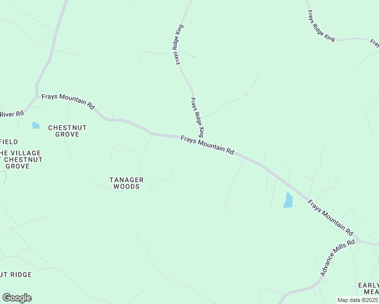 map of restaurants, bars, coffee shops, grocery stores, and more near 723 Frays Mountain Road in Earlysville