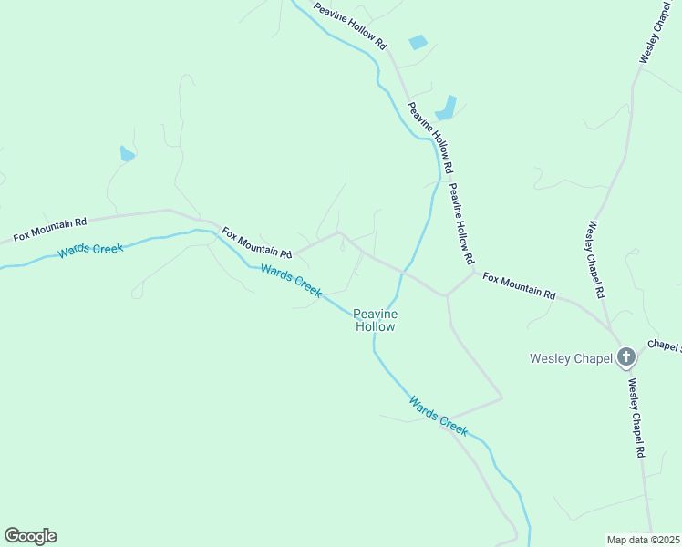 map of restaurants, bars, coffee shops, grocery stores, and more near 3195 Fox Mountain Road in Crozet