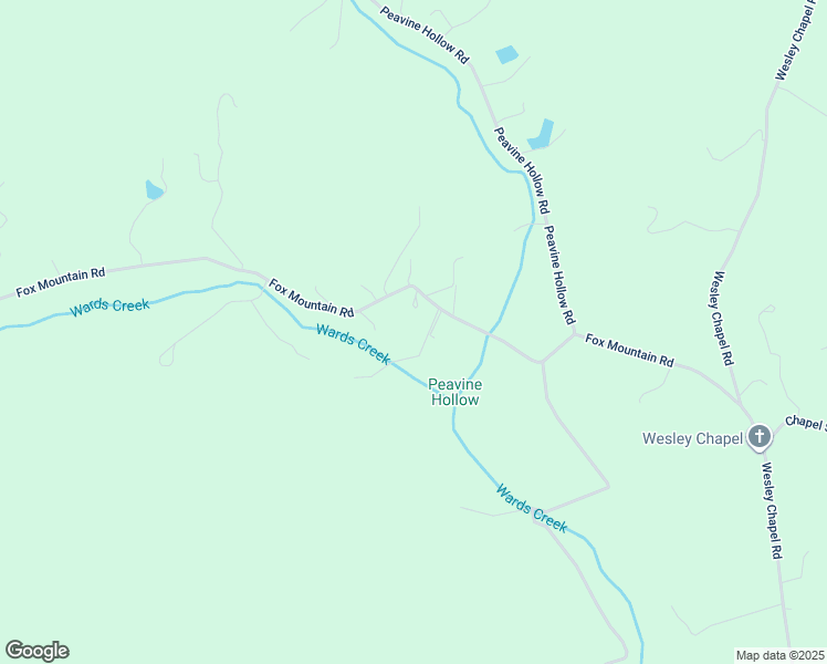 map of restaurants, bars, coffee shops, grocery stores, and more near 3195 Fox Mountain Road in Crozet