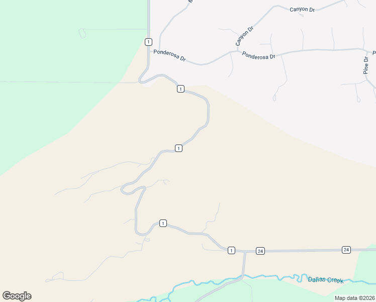 map of restaurants, bars, coffee shops, grocery stores, and more near 12106-12248 County Road 1 in Ridgway