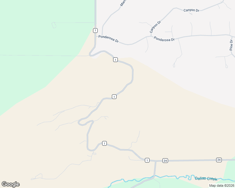 map of restaurants, bars, coffee shops, grocery stores, and more near 12106 County Road 1 in Ridgway