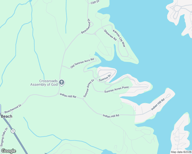 map of restaurants, bars, coffee shops, grocery stores, and more near 61-199 Sunrise Drive in Sunrise Beach