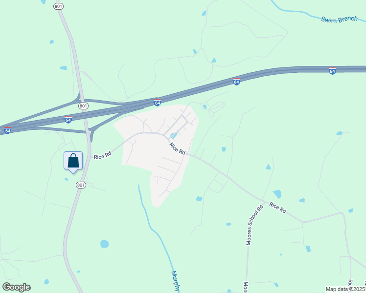 map of restaurants, bars, coffee shops, grocery stores, and more near 500 Rice Road in Morehead