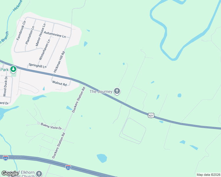 map of restaurants, bars, coffee shops, grocery stores, and more near 2762 Leestown Road in Midway