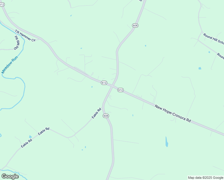 map of restaurants, bars, coffee shops, grocery stores, and more near 61 Battlefield Road in Staunton