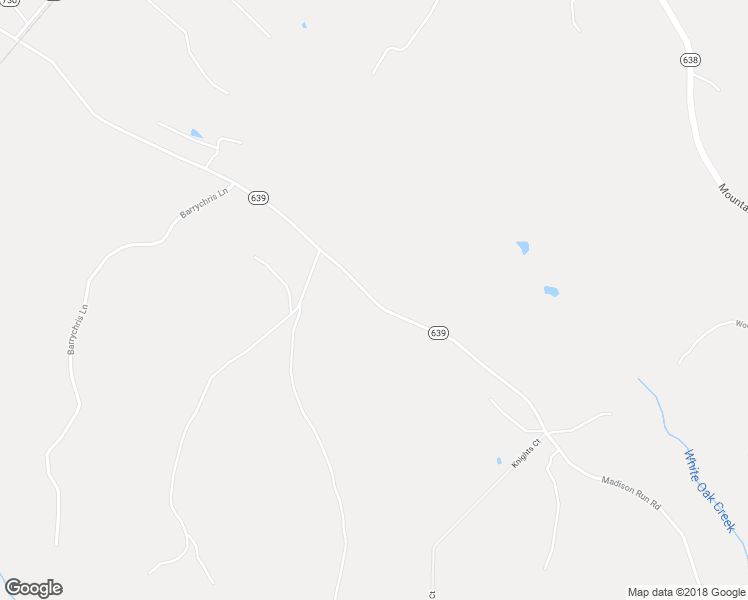 map of restaurants, bars, coffee shops, grocery stores, and more near Madison Run Road in Gordonsville