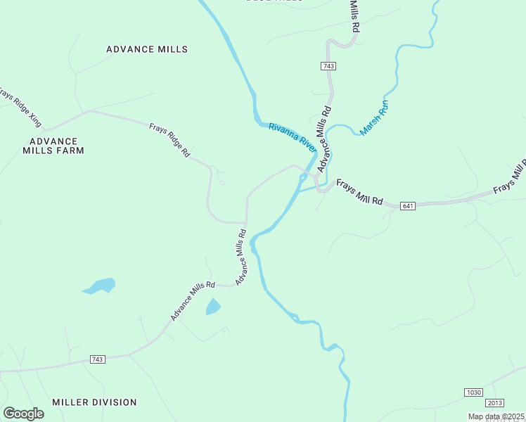 map of restaurants, bars, coffee shops, grocery stores, and more near 5507 Advance Mills Road in Earlysville