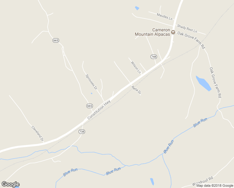 map of restaurants, bars, coffee shops, grocery stores, and more near 6400 Constitution Hwy in Gordonsville