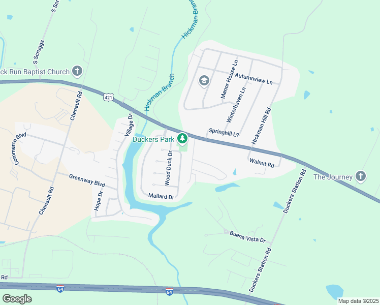 map of restaurants, bars, coffee shops, grocery stores, and more near 108 Hogan Drive in Frankfort