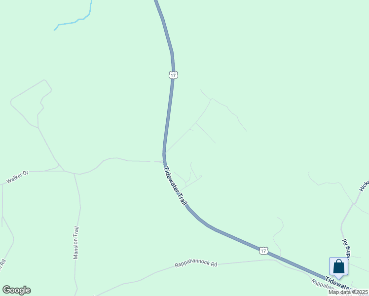 map of restaurants, bars, coffee shops, grocery stores, and more near 21192 Mount Road in Rappahannock Academy