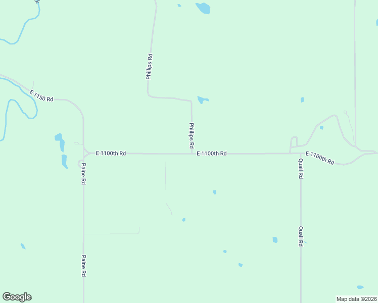 map of restaurants, bars, coffee shops, grocery stores, and more near 17437 East 1100th Road in Mound City