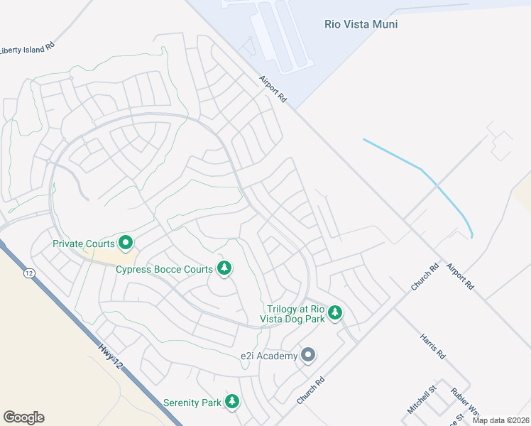 map of restaurants, bars, coffee shops, grocery stores, and more near 605 Birch Ridge Drive in Rio Vista