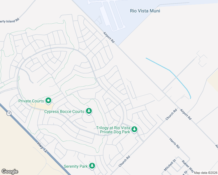 map of restaurants, bars, coffee shops, grocery stores, and more near 425 Arlington Drive in Rio Vista