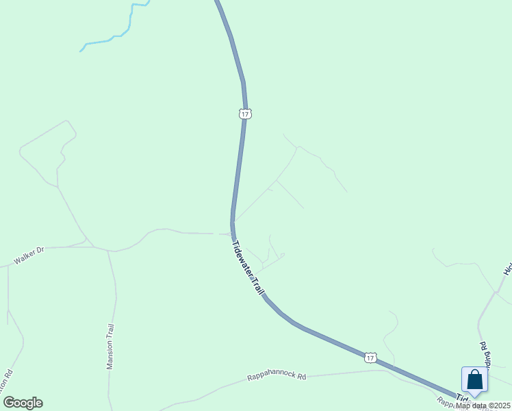 map of restaurants, bars, coffee shops, grocery stores, and more near 21192 Mount Road in Rappahannock Academy